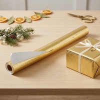 Papier laminé en aluminium pour l'emballage extérieur des cadeaux, des boîtes cadeaux, des bibelots et plus encore