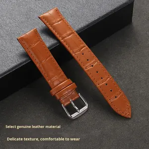 حزام ساعة من الجلد بنسيج ليونورم للبيع بالجملة للساعات الذكية والساعات التقليدية 12 *-24 * - Product Image 5