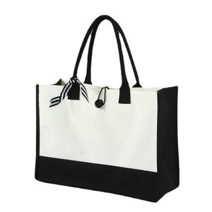 Bolsa de Playa de Lona para Mujer, Personalizada con Logotipo, Moderna y Duradera, de Gran Capacidad, para Compras de Verano - Product Image 5