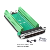 Adaptateur de terminaison D-SUB 37 broches OKYN1025 DB37 mâle pour carte de dérivation de module de signal PLC CNC