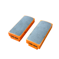 Ensemble de blocs abrasifs rectangulaires en diamant à liaison métallique Granite Tools D213 Grain Polissage Fickert Lappato 6 pièces OEM Personnalisable