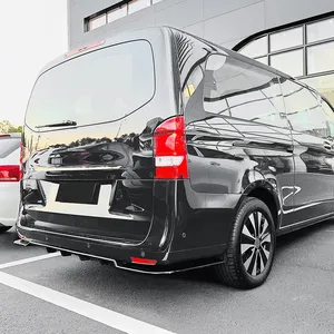สตาร์นาฟ สำหรับรถยนต์เมอร์เซเดส-เบนซ์ วีโต้ วีอาโน วี คลาส W447 V220 V250 V260 ปี 2016-2023 ชุดแต่งดิฟฟิวเซอร์กันชนหลัง สปอยเลอร์ลิป  พร้อมลิปสปลิตเตอร์ด้านข้าง - Product Image 1