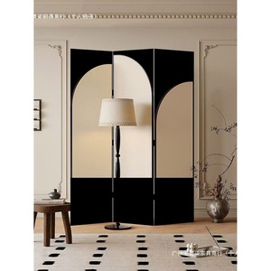 Folding <b>Screen</b> Room Divider Cream Color Foldable <b>Partition</b> For Living Room Tea Room Office Study Decorative Privacy <b>Screen</b> - Product Image 4