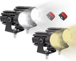 12V Led Motorcycle Headlight <b>Spotlight</b> <b>Mini</b> Driving Lights Flash for Motorcycle Fog Lights Led - Product Image 1