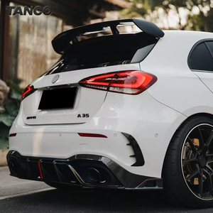 Difusor Trasero de Fibra de Carbono Estilo <span class=keywords><strong>A</strong></span> para <span class=keywords><strong>Mercedes</strong></span> <span class=keywords><strong>Benz</strong></span> Clase <span class=keywords><strong>A</strong></span> W177 <span class=keywords><strong>Hatchback</strong></span> A200 A220 A250 A35 A45 AMG 2018+ - Product Image 6