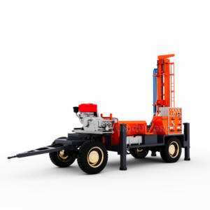 Foreuse à roues UNIQUE de 180m pour machine de forage de puits en eau profonde - Product Image 3