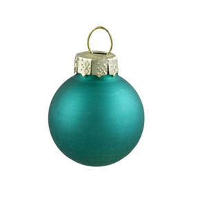 Adornos Navideños de Bolas de Cristal Esmerilado Verde Colgantes, Hechos a Mano y Personalizados - Product Image 4