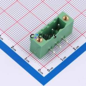 DB2ERM-5.0-3P-GN Plug-in Terminal Block Through hole,P=5mm Connector Board-to-Board / Socket - Closed Screw Fixing 1x3P 5mm - Product Image 1