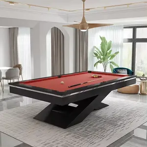 BC-02 Luxury Modern Solid Wood Multifunctional Pool Tables Multifunctional Pool Table Billiards Dine Pool Table