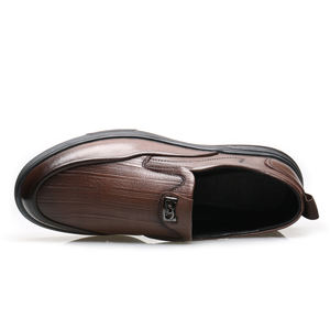 Chaussures décontractées pour hommes 2024, mocassins tendance avec empeigne en tissu résistant et élégant, matériau supérieur en tissu extensible, chaussures habillées - Product Image 4