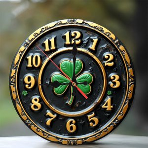 Round Wooden Wall <b>Clock</b> 25cm Quiet <b>Movement</b> Office Study Meeting Room Decor - Product Image 1