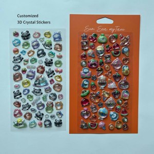맞춤형 <span class=keywords><strong>3D</strong></span> 버블 스티커 <span class=keywords><strong>3D</strong></span> 크리스탈 장식 스티커 <span class=keywords><strong>3D</strong></span> 크리스탈 전사 스티커 방수 크리스탈 라인스톤 스티커 - Product Image 6