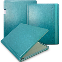 Étui antichoc NET-CASE avec support pour 2 tablettes numériques 10,3 pouces, en cuir PU premium, léger, multicolores, avec fente pour cartes et porte-stylo