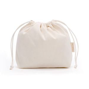 Sac fourre-tout en toile écologique avec cordon de serrage et pochette pour ordinateur portable, logo personnalisé, couleur personnalisée, pour les voyages et la promotion - Product Image 2