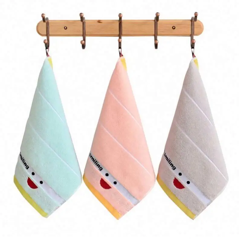 Mặt Cotton Làm Mát 100% Tùy Chỉnh Sợi Nhỏ Bé Mềm Rửa Vải Cho In Bãi Biển Phòng Tập Thể Dục Ngay Lập Tức Với Logo Tự Nhiên 5 Mặt Khăn