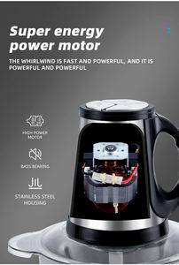 Keuken Huishoudelijke Verwerker Voedsel Koninklijke Staal Roestvrij, Elektrische Chopper Vleesmolen - Product Image 6