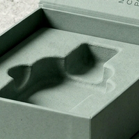 Boîte à parfum rigide de luxe sur mesure, style livre vert magnétique, avec insert ajusté pour présentation, pour emballage de parfum personnalisé