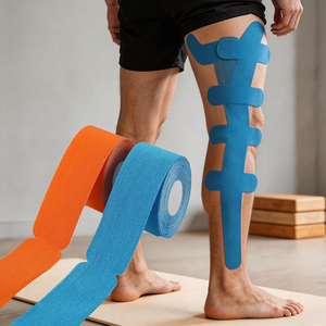 เทปคิเนซิโอโลยีกันน้ำสำหรับกีฬา ยี่ห้อซิงดา แบบม้วน สีต่างๆ ราคาส่ง ตัดได้ ไม่ก่อให้เกิดอาการแพ้ ใช้สำหรับกล้ามเนื้อและกล้ามเนื้อแฮมสตริง - Product Image 1