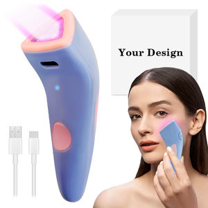Многофункциональный массажер для лица с синей LED-терапией для удаления акне, подтяжки кожи и лечения прыщей - Product Image 1