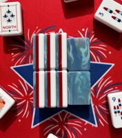 Nouvelle Collection 2026 : Tapis de Mahjong Américain en Acrylique Gravé Effet Feu d'Artifice, Jeu de Tuiles de Mahjong, Jeu de Société, Cadeau, Divertissement de Casino