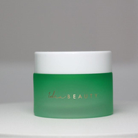 Bouteilles cosmétiques Emballage innovant pour les soins de la peau Pots en verre crème de différentes formes et tailles personnalisables avec couvercles Cosmétiques