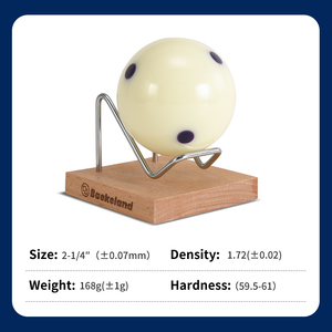 Balle de <span class=keywords><strong>billard</strong></span> Baekeland TV avec 6 points rouges, autres billes blanches - Product Image 6