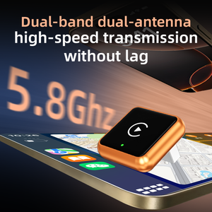 Adaptador Inalámbrico 2 en 1 para Auto, Tipo-C USB, CarPlay y Android Auto, Naranja, Nuevo, Pequeño, Plug and Play, Garantía de 1 Año para 5.2, ODM OEM - Product Image 4