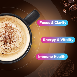 Chinaherb Organic Lion's Mane Mushroom Coffee Powder Organic Arabica Coffee Extract Blend Envasado en bolsa Suplemento dietético - Product Image 5