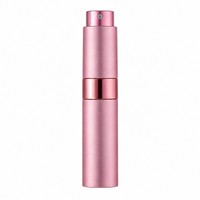 Flacon pulvérisateur atomiseur 10 ml rechargeable pour parfum, étui de voyage portable en aluminium, intérieur en verre à mécanisme rotatif, vente en gros OEM