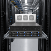 Serveur Rack 8U 8-GPU Barebone en Stock avec Processeurs Intel Xeon de 4e/5e Génération, Supportant 16 GPU Double Largeur et 32 Emplacements DDR5