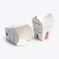 Boîte à nouilles en papier kraft de qualité alimentaire, résistante au micro-ondes, pour la vente à emporter de plats chinois – Offre spéciale