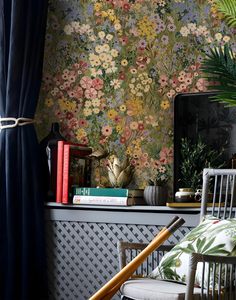 Floral Peel and Stick <b>Wallpaper</b> Removable <b>Self</b> <b>Adhesive</b> Contact Paper For Bedroom Bathroom Cabinet Surface Home - Product Image 2