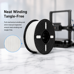 Filamento de Impresora 3D PLA+ Blanco de Alta Calidad, 1.75mm, Salida Estable, Material de Impresión 3D para Modelado y Decoración, Superficie Lisa, PLA Plus - Product Image 3