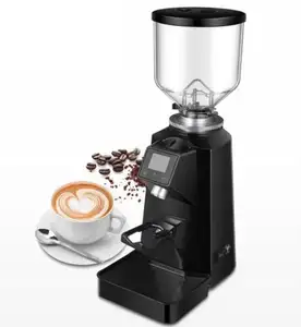 Moedor de café expresso digital de dc350w, moedor de café espresso com 19 configurações, moedor de café, capacidade de 1,5l, 64mm, moedor de café italiano