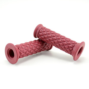 Poignées de guidon antidérapantes en caoutchouc KB pour moto 7/8" (22mm/24mm) pour Italika//Yamaha/<span class=keywords><strong>KYMCO</strong></span>/Intimidator/John - Product Image 3