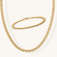 Colliers en or plaqué pour femmes, bijoux personnalisés, chaîne en or personnalisée pour la fabrication de bijoux