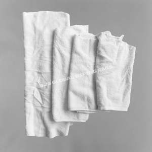 Trapos de Limpieza Industriales de Algodón 100% Blanco, Trapos de Limpieza Cortados, Trapos de Limpieza Industriales para Taller - Product Image 1