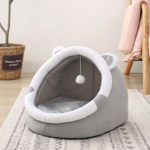 Modern Fashion Dot Cat Bed Four Seasons <b>Waterproof</b> Durable Removable Washable Thicken Warm Tiny House Cat Cave Carton Packaging - Product Image 2