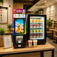 VELLOC VG30 Smoothie Automaat RVS Digitale Touchscreen Automatische Koudedrankenautomaat Commerciële Zelfbedienings Sapautomaat