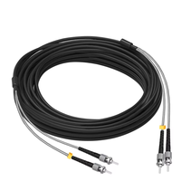 Cable Fibra Óptica Táctico 4 Núcleos LC SC FC ST OS2 Monomodo G657A2 Blindado Exterior CPRI Tight Buffer