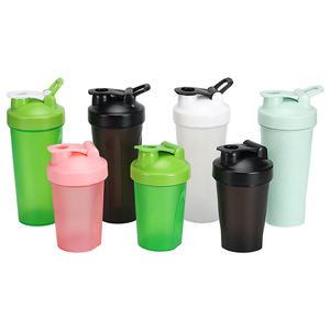 Garrafa agitadora ecológica para academia, agitador de proteínas com logotipo personalizado, agitador de plástico com bola de mistura - Product Image 6