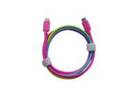 Kabel pengisi daya Cepat tembaga polos 30AWG kawat kepang Tipe C ke Tipe C warna-warni dengan harga kompetitif untuk transmisi Data