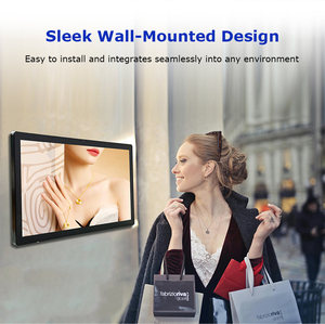 32 inch treo tường kỹ thuật số hiển thị Android 11 signage 2 + 16 gam tương tác màn hình cảm ứng kiosk quảng cáo trong nhà Totem - Product Image 5