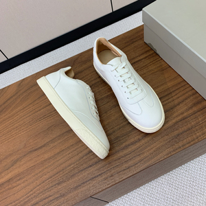 Scarpe Casual da Uomo Stile Europeo <span class=keywords><strong>in</strong></span> Vera Pelle di Vacchetta con Lacci, Scarpe Basse da Guida e da Viaggio, Nuovo Stile, Alta Comodità per Camminare - Product Image 4