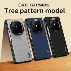Étui Grain d'arbre pour <span class=keywords><strong>Huawei</strong></span> <span class=keywords><strong>Mate</strong></span> X6 / X5 / X3 / <span class=keywords><strong>X2</strong></span> luxe arrière antichoc Anti-chute lentille couverture complète pare-chocs souple - Product Image 5