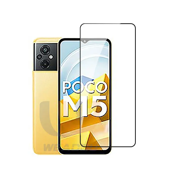 Xiaomi Poco M5 (hindistan) temperli cam ekran koruyucu için WEADDU
