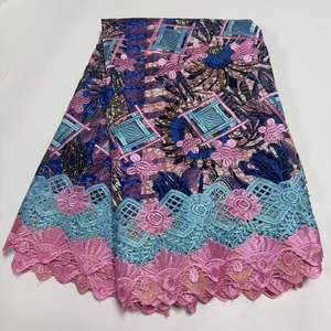 Vente en gros de dentelle hollandaise super or tissu imprimé à la cire 100% coton néerlandais véritable tissu imprimé à la cire pour <span class=keywords><strong>les</strong></span> textiles de maison et <span class=keywords><strong>les</strong></span> vêtements - Product Image 1