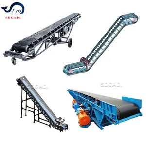 SDCAD Customized concrete belt conveyor for concrete batching plant