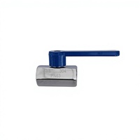 Mini-vanne à boisseau sphérique en acier inoxydable SS304/316 PN63 1000WOG, filetage mâle/femelle NPT/BSPT/G, raccord cannelé, avec écrou, tailles 1/8'', 1/4'', 3/8'', 3/4'', 1/2'', 1'', pour applications industrielles.