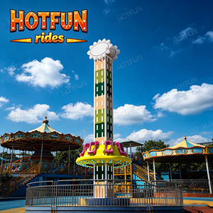 Manège Sky Drop de 9 m sur le thème du carnaval, équipement de parc d'attractions rotatif, mini-tour de saut en l'air à vendre - Product Image 1